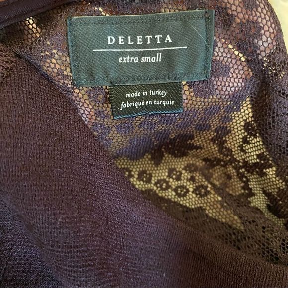 Anthropologie Deletta Interspersed  Ponte Dress - Picture 11 of 14